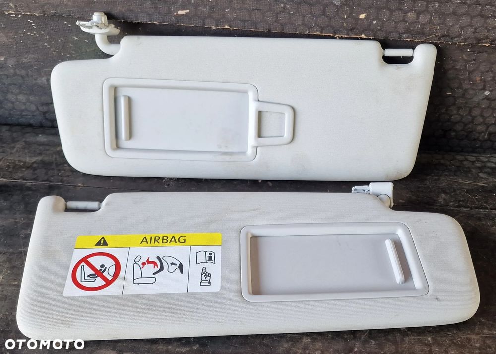 OSŁONA PRZECIWSŁONECZNA PRAWA LEWA KOMPLET 5G0857551 5G0857552 SKODA OCTAVIA III - 1