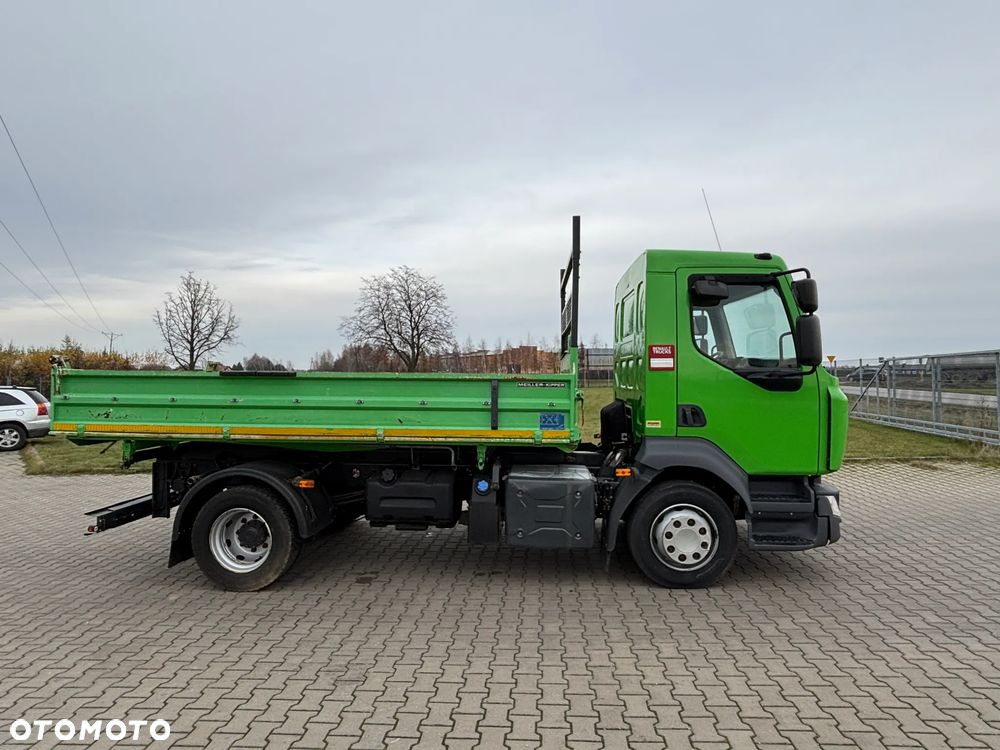 Renault D12 wywrotka, 12 ton DMC , zaczep do przyczepy , oryginalny kiper Meiller, mały przebieg od 1 właściciela z Niemiec, 6100 kg ładowność. manualna skrzynia , na resorze, idealna pod minikoparkę , przyczepę ( Mercedes ATEGO, AXOR, MAN TGM ) - 6