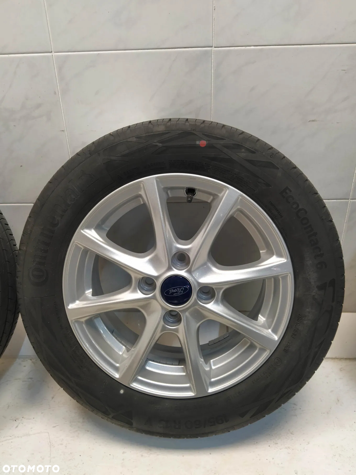 FORD FIESTA MK6 MK7 MK8 B-MAX 6X15 ORYGINALNE FELGI ALUMINIOWE R15 ET45 4X108 OPONY CONTINENTAL 195/60 KOŁA - 10
