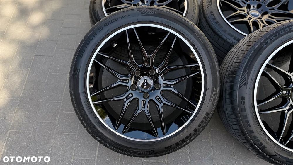 Kola r21 5x130 275/45 ET48 10.5J audi q7 sq7 porsche cayenne volkswagen vw touareg DOTZ Black alufelgi LongBeach - 3