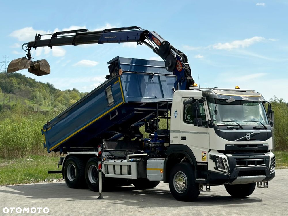 Volvo FMX 410 * WYWROTKA 5,00 m + PM 18.5 TP + PILOT + BORDMATIC / 6x4 - 2