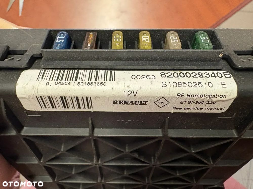 STEROWNIK MODUŁ RENAULT MEGANE I 8200029340B - 2