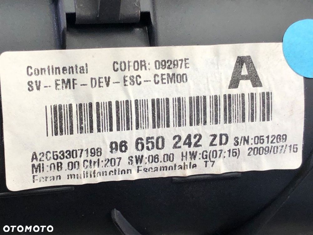 RADIO NAWIGACJA ANTENA WYŚWIETLACZ ZESTAW  PEUGEOT 308 I (4A_, 4C_) 2007 - 2016 1.6 16V 88 kW [120 - 4