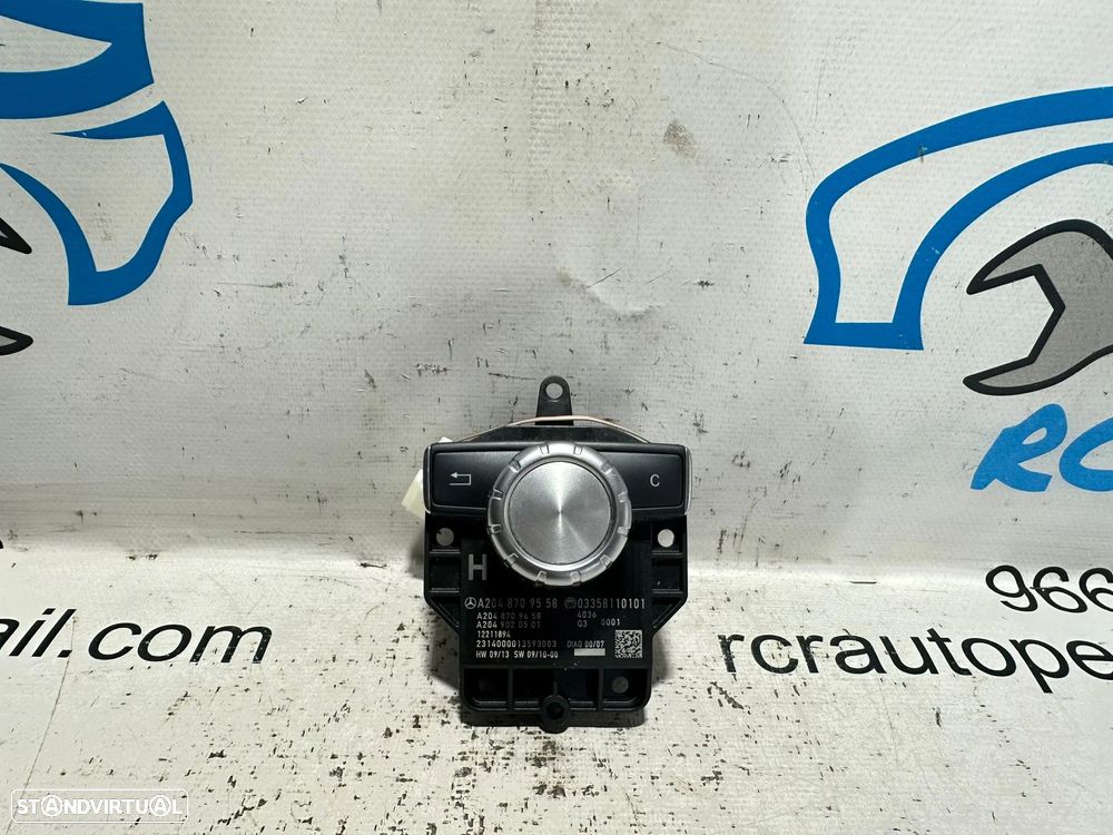 .Comando Multifunções Joystick NAV Navegação Radio Mercedes Benz W204 Classe C W204 A2048709558 2007 - 2014 - 4