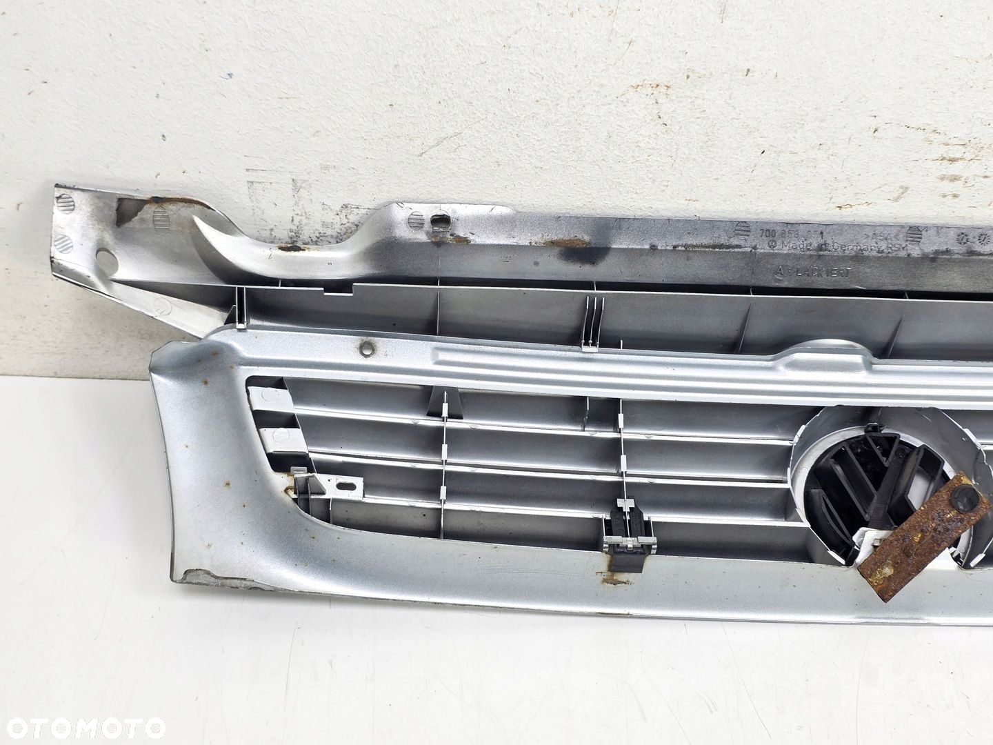 VW T4 LIFT ATRAPA GRILL CHŁODNICY BLACHA 7D0853651 1 - 7