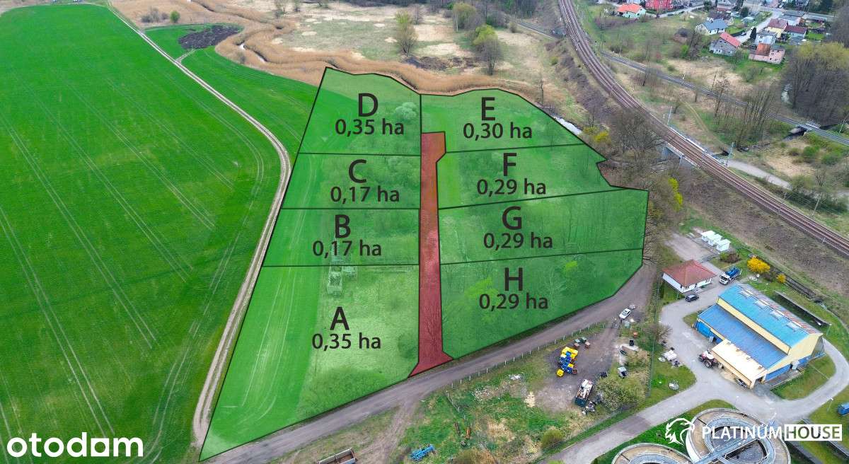 działki przemysłowe od 1700m2 do 3500m2 - Mpzp - Pełny obrazek: 3/4