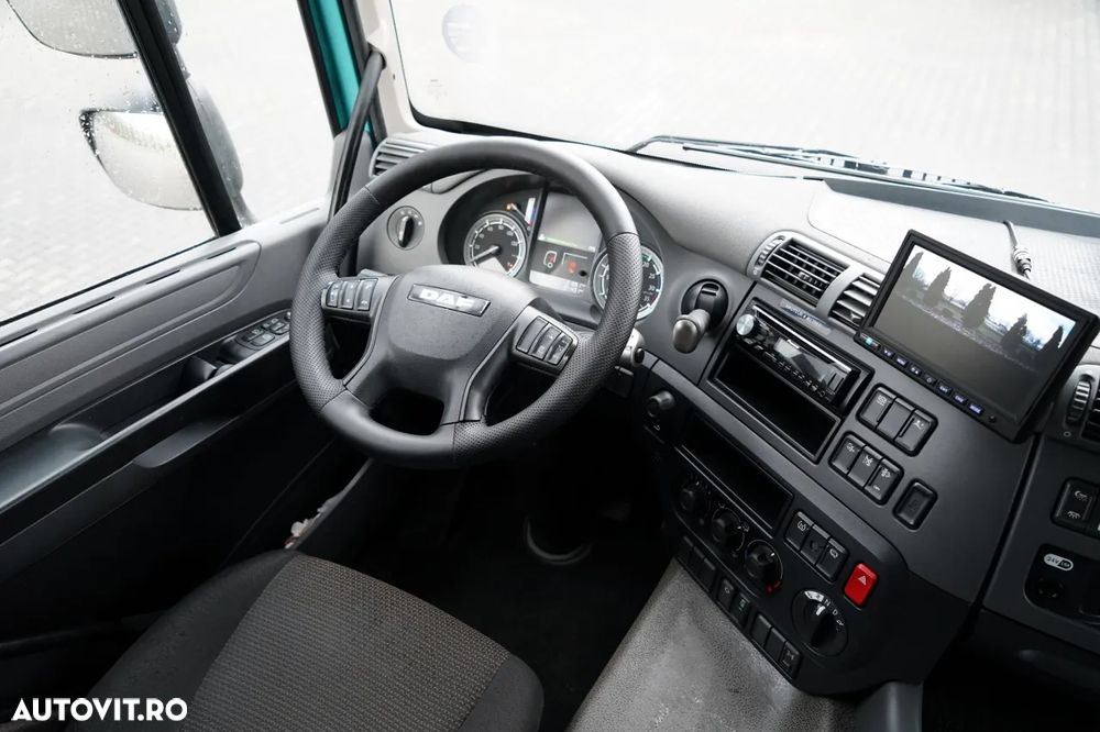 DAF CF 290 / 4X2 / SOLO / CORTINĂ 8M / HALOGEN DHOLLANDIA / PODEA REZISTENTĂ / EURO 6 - 29