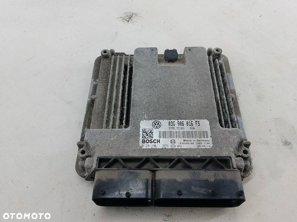 KOMPUTER, STEROWNIK VW GOLF V 03G906016FS 0281011955  BOSCH 1.9 TDI - 1