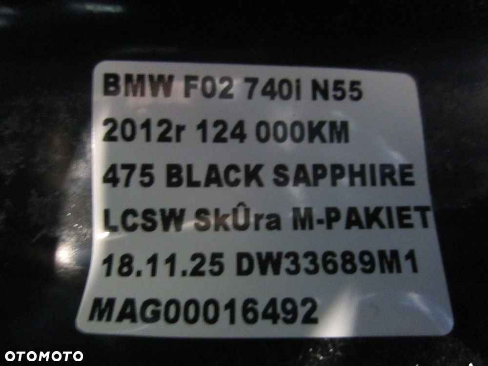 BMW 7 F02 F10 OBUDOWA KOLUMNY KIEROWNICZEJ GRZANA ELEKTRYCZNA 61319188869 - 12