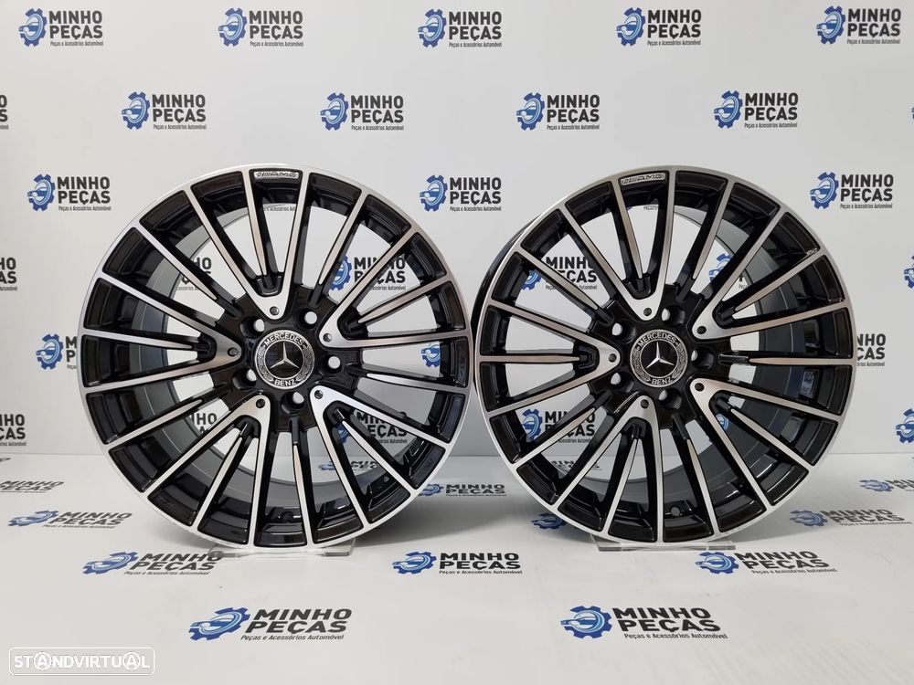 Jantes Mercedes CLS 53 (C257) em 18 Preto Polido - 1