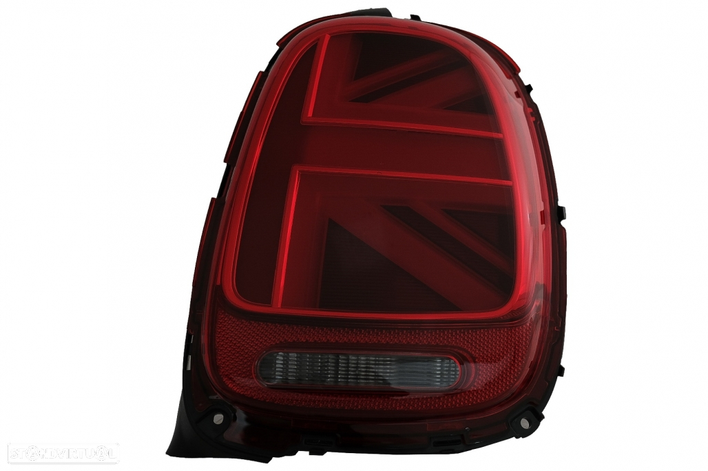 Farolins Mini F55 F56 F57 (2013 a 2018) Look JCW Vermelho - 3