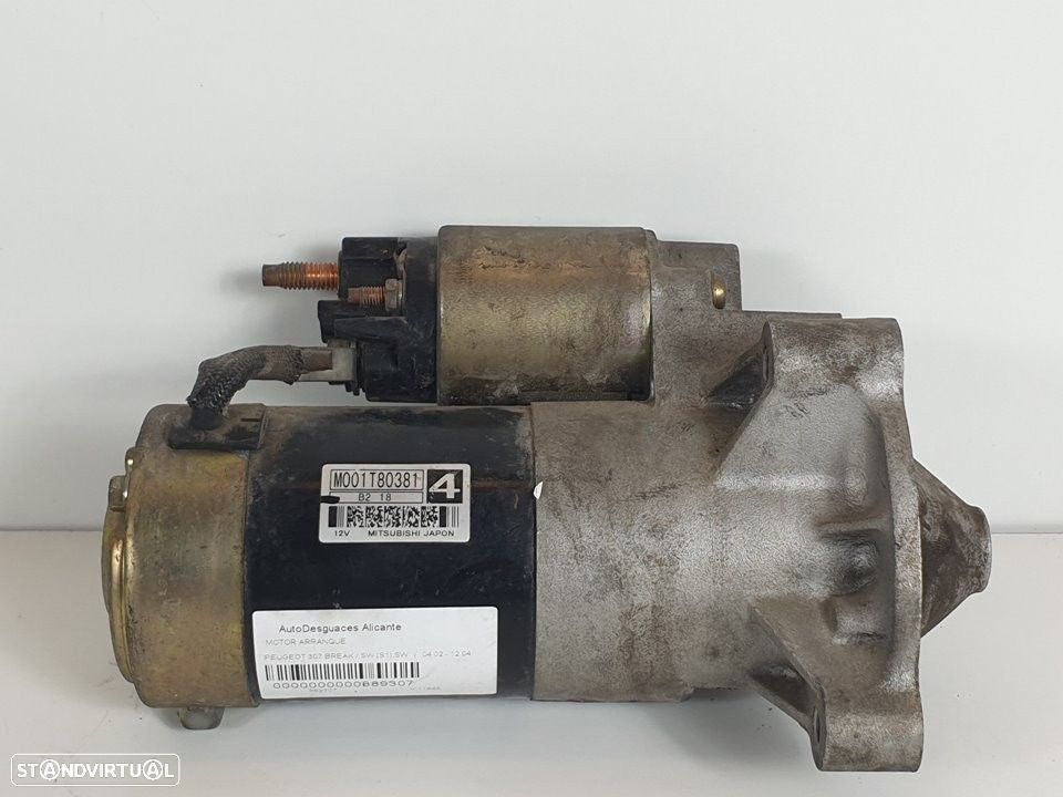 MOTOR ARRANQUE PEUGEOT 307 SW 2002 -M001T80381 - 4