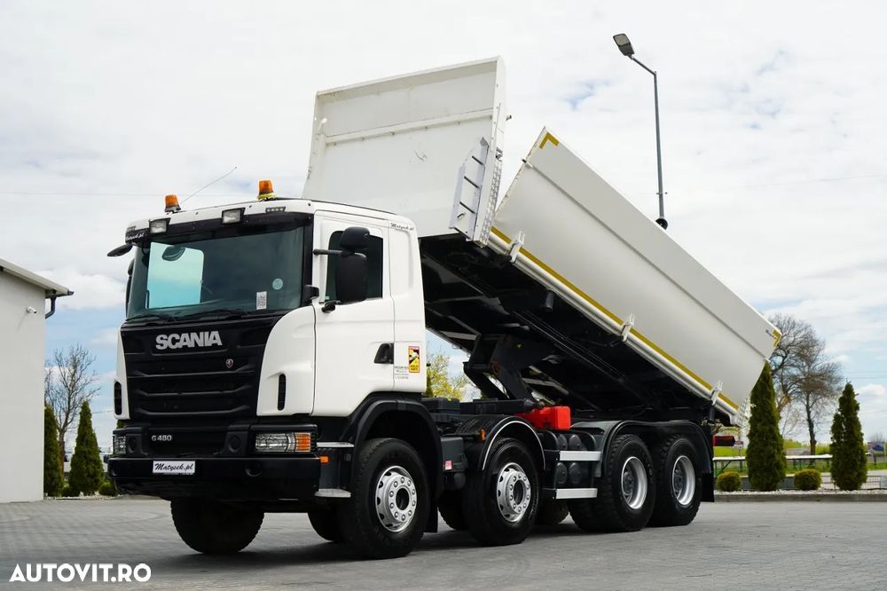 Scania G 480 / 8x4 / BASCULATOR / HIDROBRAT / BORDMATIC / MANUAL - 2