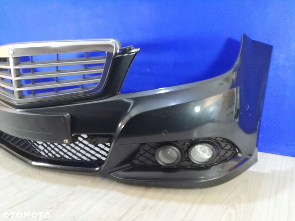 Mercedes C Klasa W204 Lift C183 zderzak grill przód przedni PDC 11/14r - 4