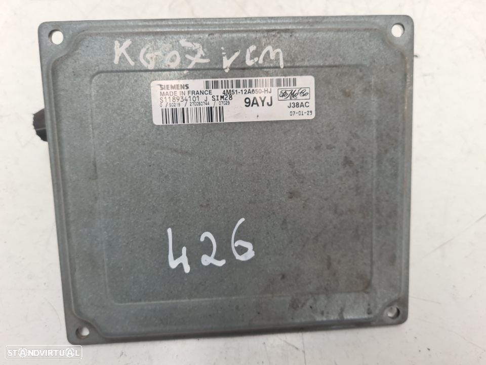 CENTRALINA SIEMENS ORIGINAL 4M5112A650HJ S118934101J 9AYJ FORD FOCUS II 2 MK2 1.6i 100CV SHDA - 2