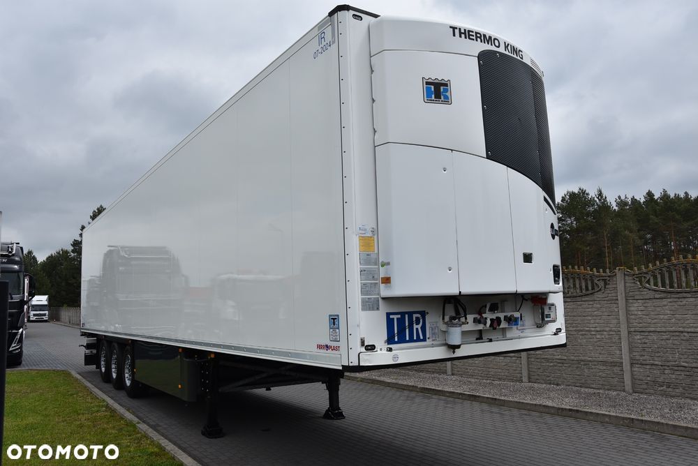 Schmitz Cargobull CHŁODNIA THERMOKING SLX / 4 RYGLE / OŚ PODNOSZONA / PALECIARA / ELEKTRYKA / DRUKARKA /  STAN IDELNY !!! - 3