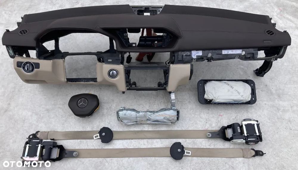 MERCEDES E W212 W207 DESKA SKÓRA  KONSOLA KOKPIT PULPIT PÓŁKA PARAPET AIRBAG PODUSZKI PODUSZKA POWIETRZNA KIEROWCY PASAŻERA KOLANOWA KOLAN KOLANO PASY PAS naprawa regeneracja Raz2 !!! - 2