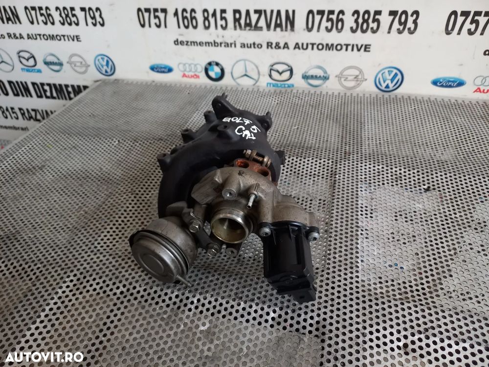 Turbo Turbina Vw Golf 5 , 6 Touran Scirocco Jetta Audi Seat Skoda 1.4 TSI Motor CAX  - Dezmembrari - 3
