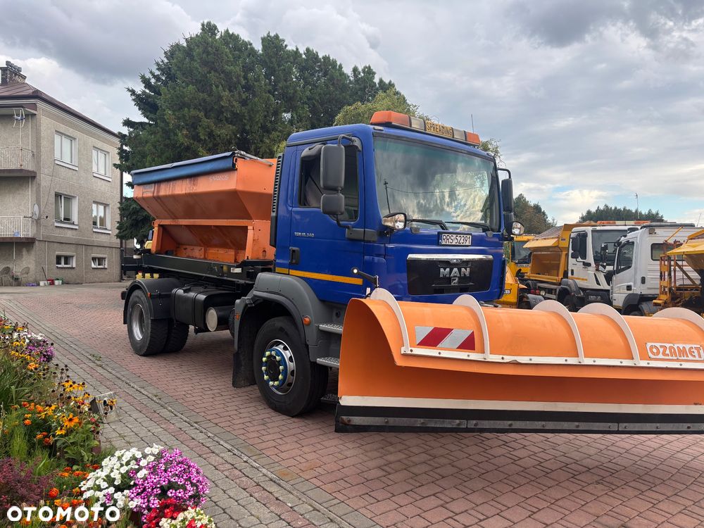 MAN TGM 18.340 4X4BB piaskarka solarka pług - 4