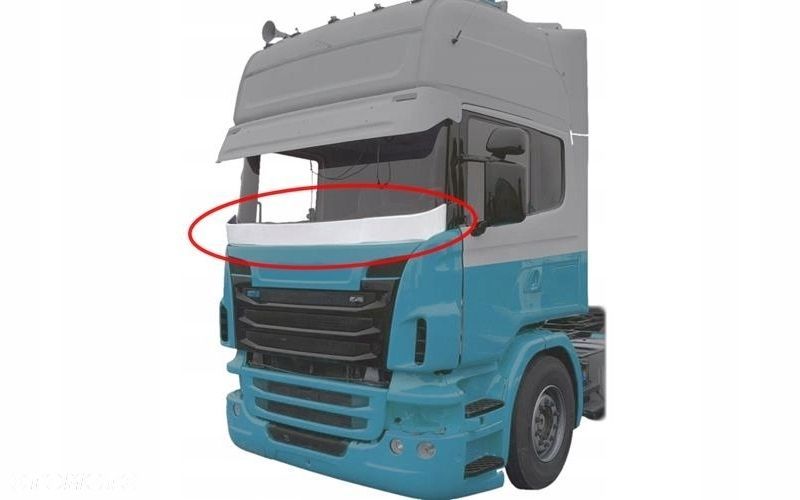 scania r panel atrapy dodatkowy podszybie tuning - 2