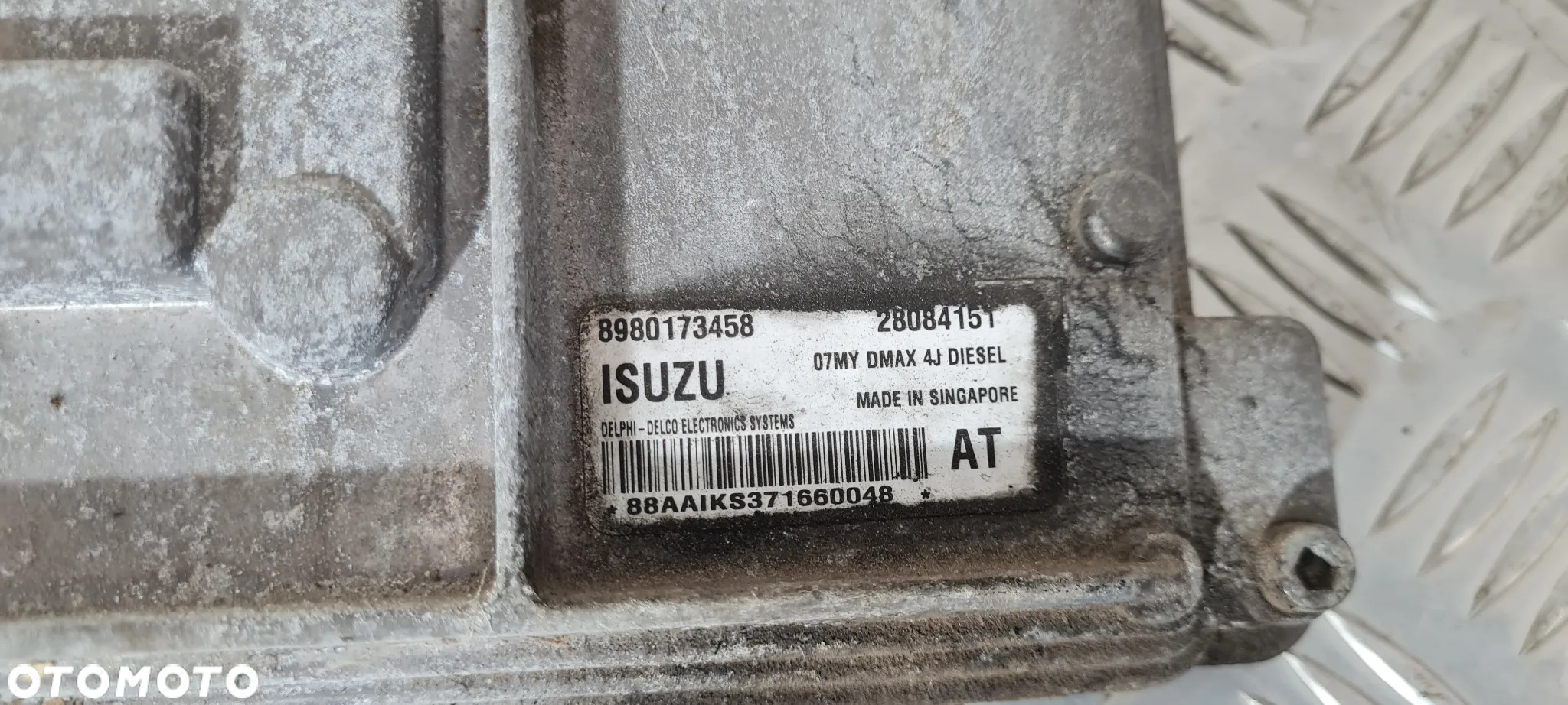 Isuzu D-Max I Zestaw Startowy Sterownik Silnika Stacyjka Kluczyk - 3