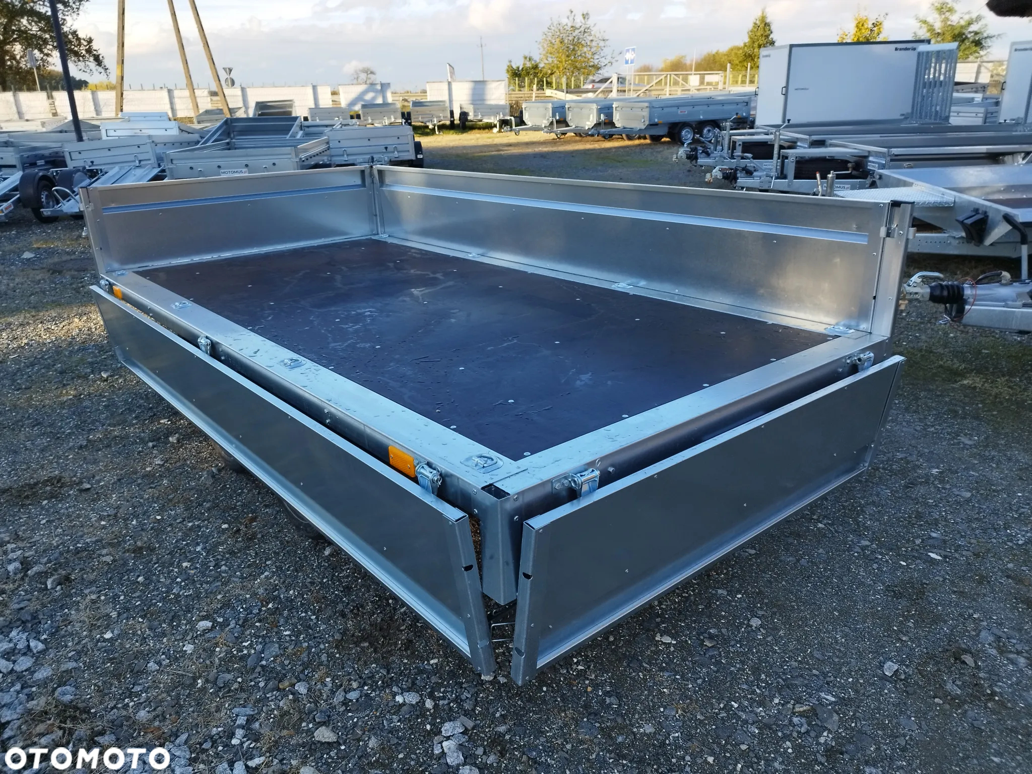 Neptun Przyczepa Neptun N7-302 2 KPS 302x150x40 koła pod spodem platforma 2 osie mocna rama - 11