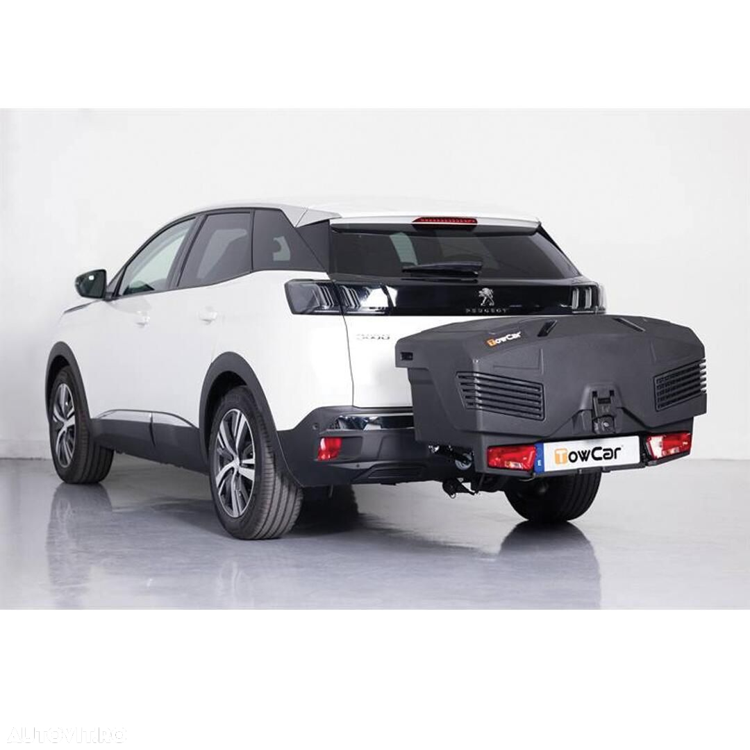 Cutie portbagaj pe carligul de remorcare TowBox Evo, Urban Negru - 11
