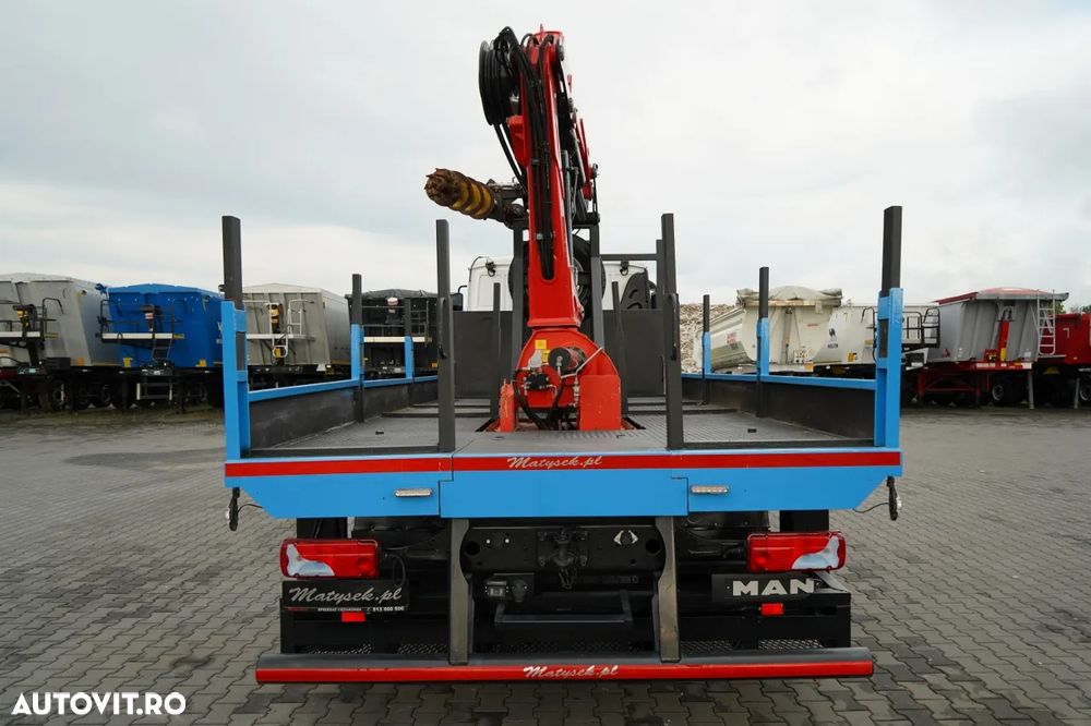 MAN TGM 15 .290 / HDS HC 190 + FORATOR 2 mb / FORMAT / RADIO CONTROL / EURO 6 / MANUAL / 2019 - 15