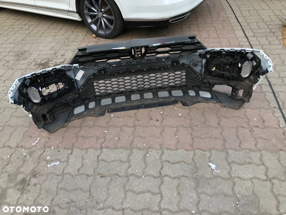 VW T-RoC 2GA zderzak kratki spoiler grill - 8