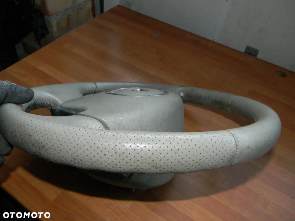 kierownica skórzana skóra RENAULT CLIO MODUS SCENIC MEGANE TRAFIC VIVARO MASTER - 4