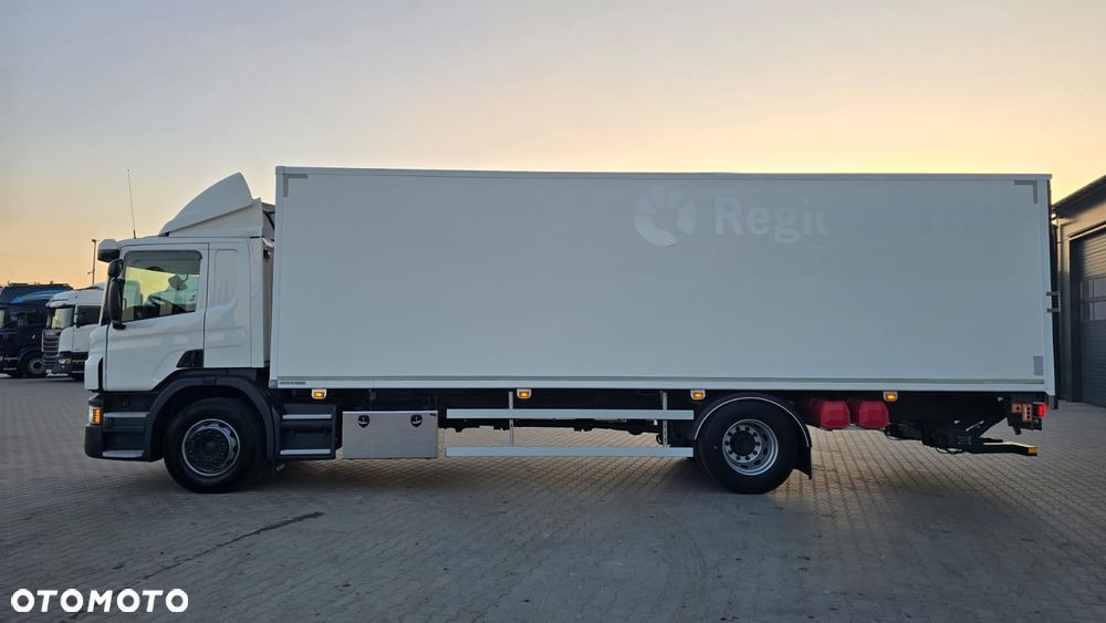 Scania P320 Euro 6 21 palet kontener super stan niski przebieg! kurierka rama do zabudowy laweta - 22