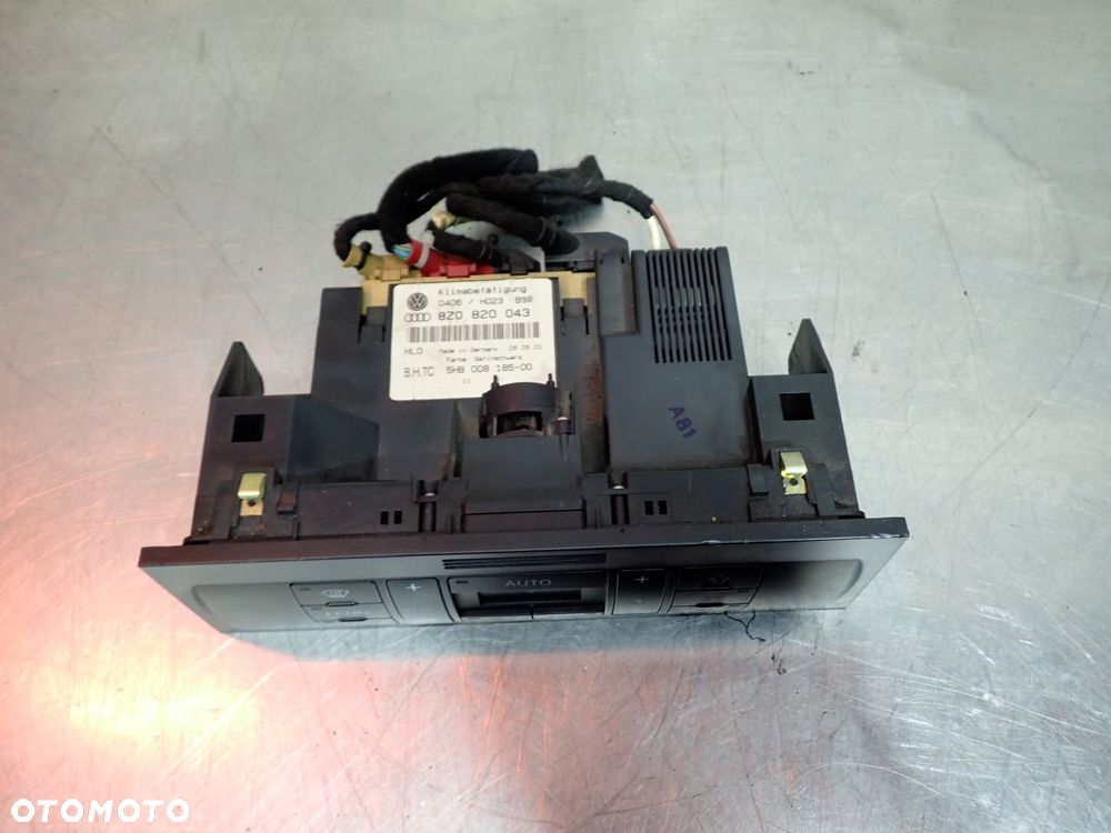 PANEL STEROWANIA NAWIEWU KLIMATYZACJI AUDI A2 - 2
