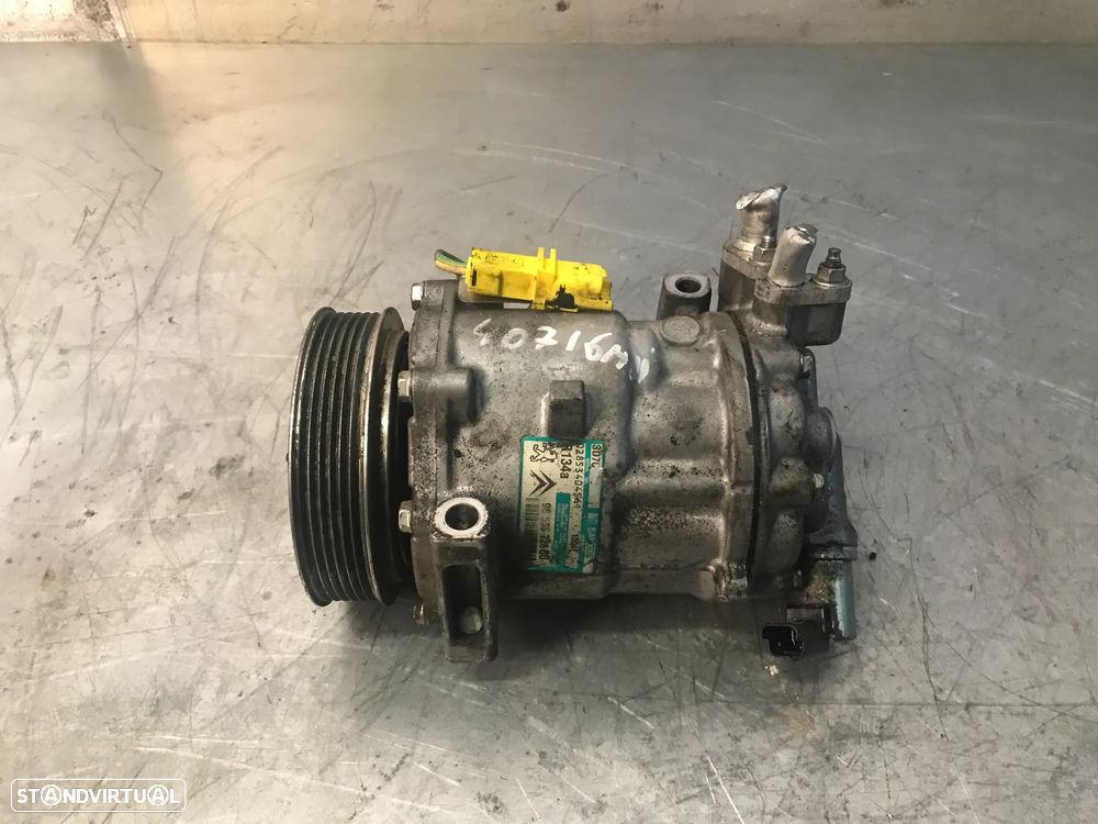 COMPRESSOR DO AC PEUGEOT 407 / CITROEN C5 1.6HDI 9656572680 - 1