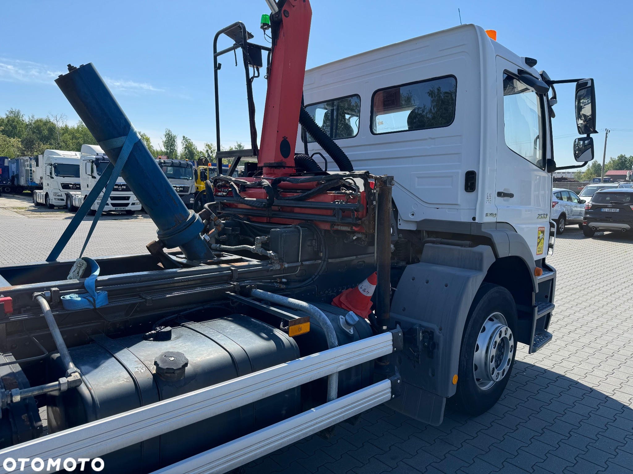 Mercedes-Benz AXOR 2533 6x2 podnoszona/skrętna Dżwig Palfinger Hwytak Rotator - 13