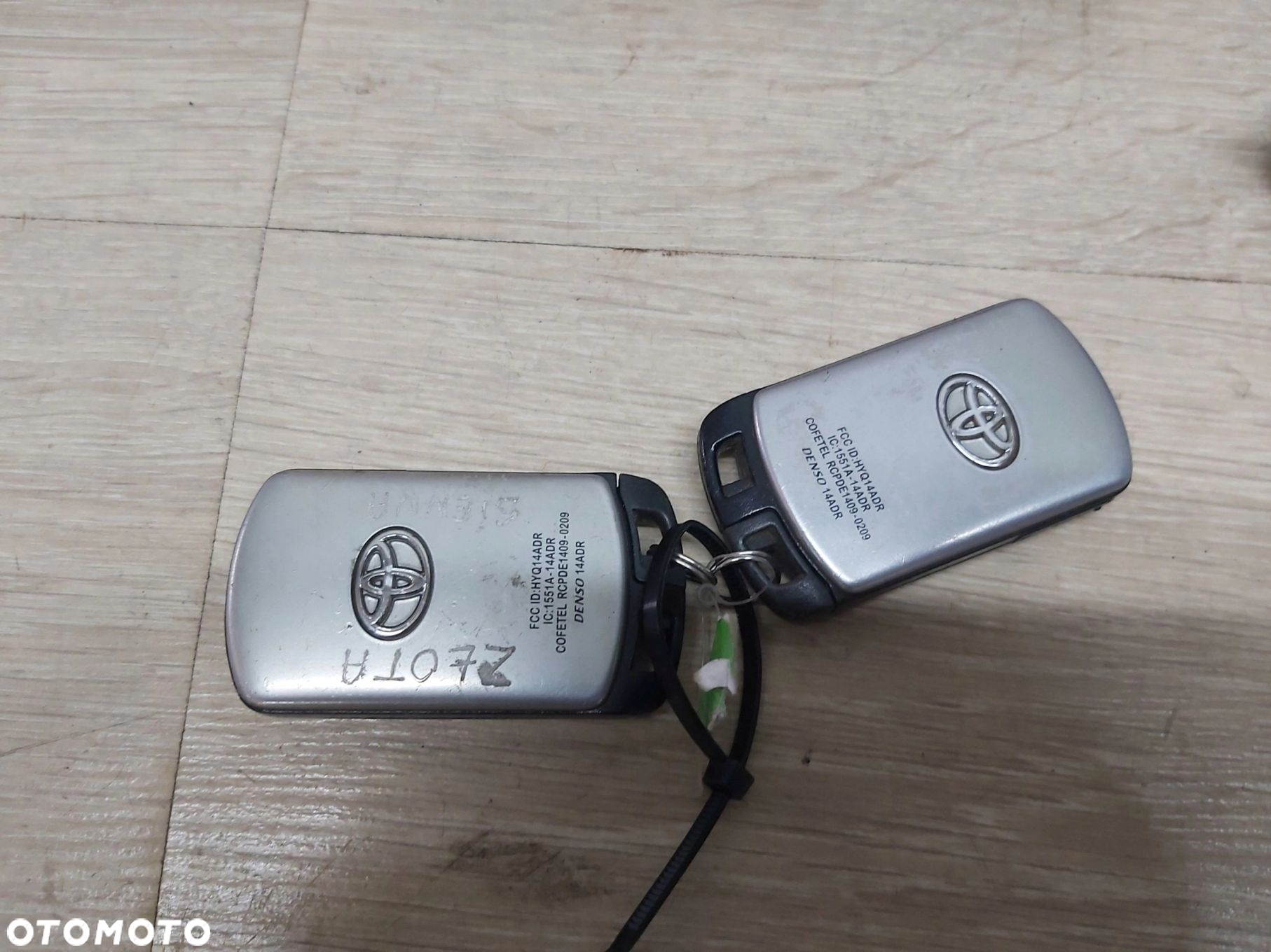 TOYOTA Sienna 15-16r 3,5 v6 pilot kluczyk komputer Zestaw odpalenia - 6