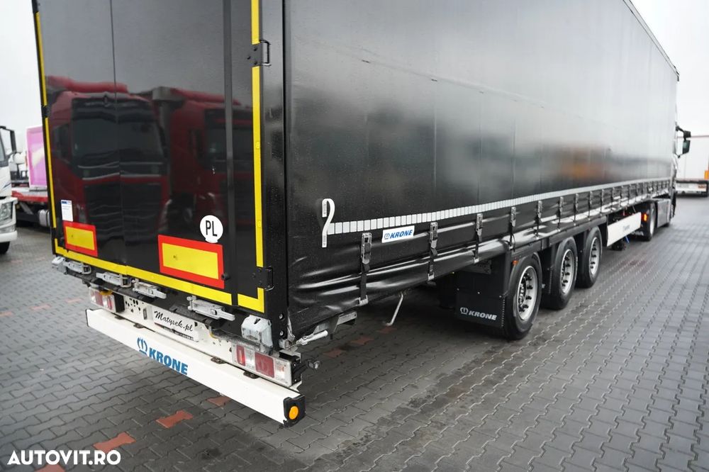 Scania S 500 / + CORTINĂ KRONE / MEGA KIT / PLATĂ JOSĂ / ANVELOPE NOI / CONTRACT POST-SERVICE / - 11
