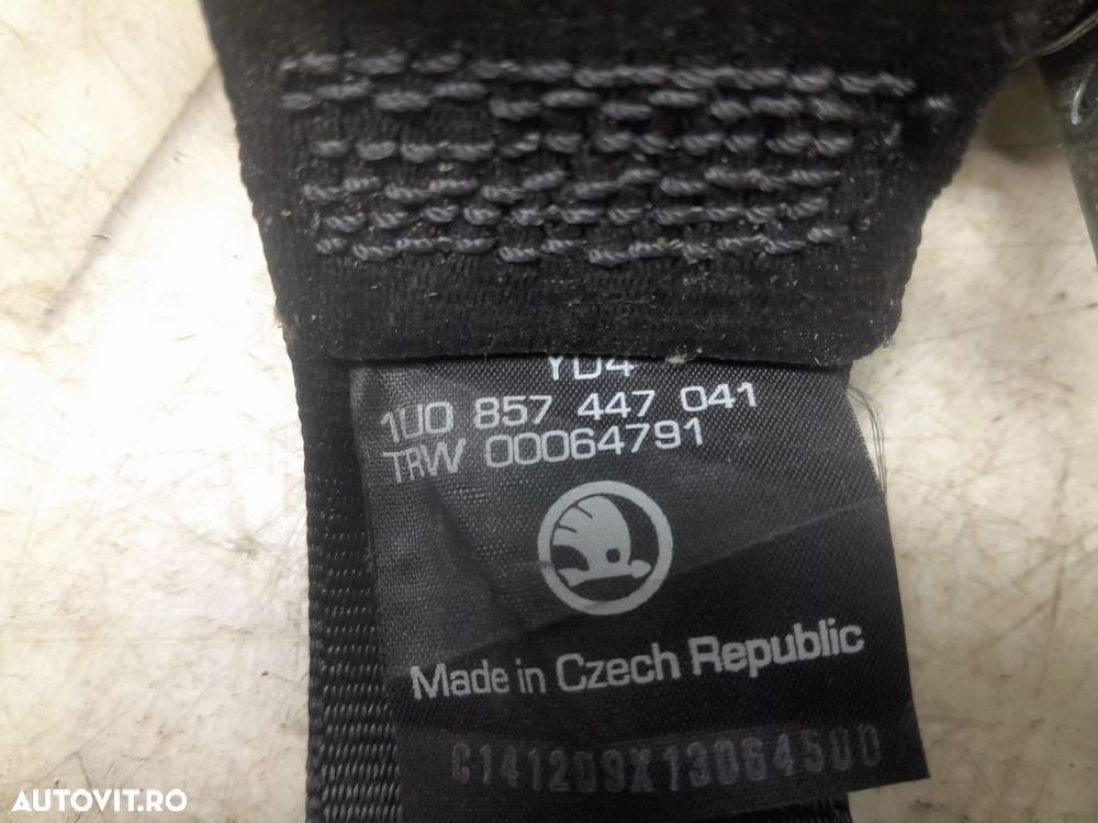 Centura siguranta spate 1U0857447041 Skoda Octavia 1 [1996 - 2000] - 3