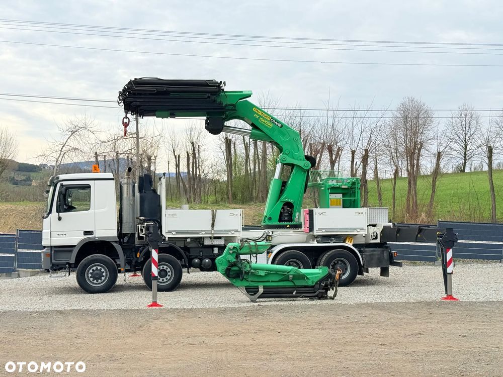 Mercedes-Benz * Mercedes 8x6  Actros 4144 * HDS Palfinger 150002 + FLY JIB PJ 170 * Dźwig * 40 TON * Wyciągarka * 35 Metrów * Kosz * - 16