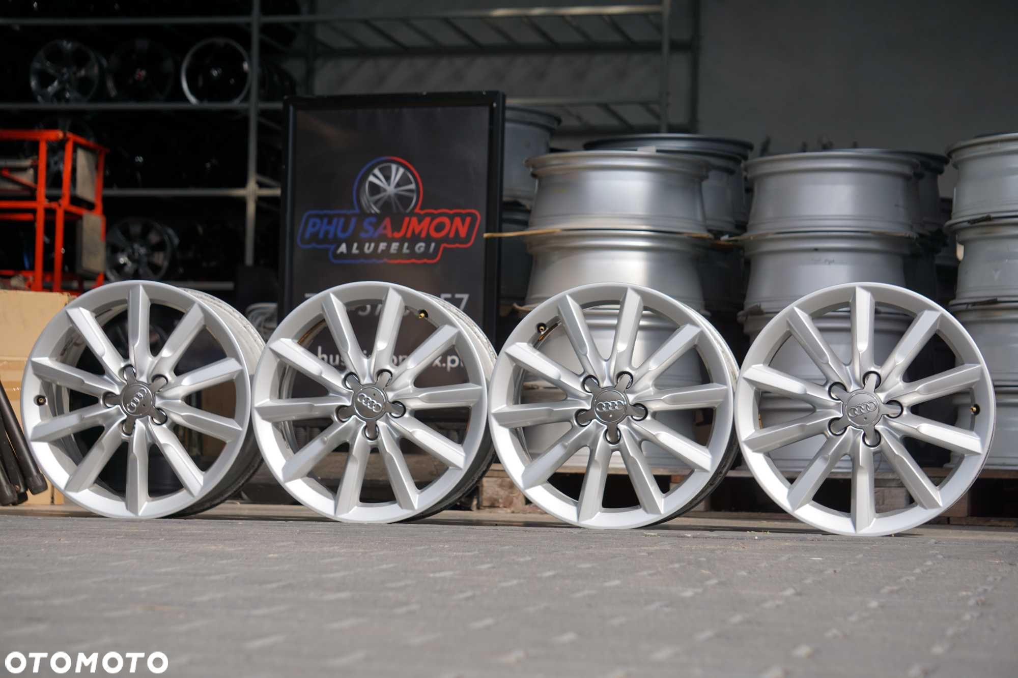 Alufelgi Audi 5x112 7Jx17 et43 cb57,1 w oryginale, duze dekle - 3