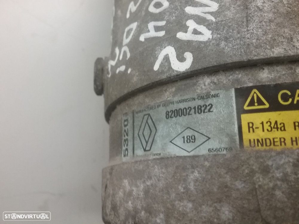 Compressor de ar condicionado RENAULT LAGUNA II 2.2 dCi 04.03 - 10.08 Usado REF.... - 4