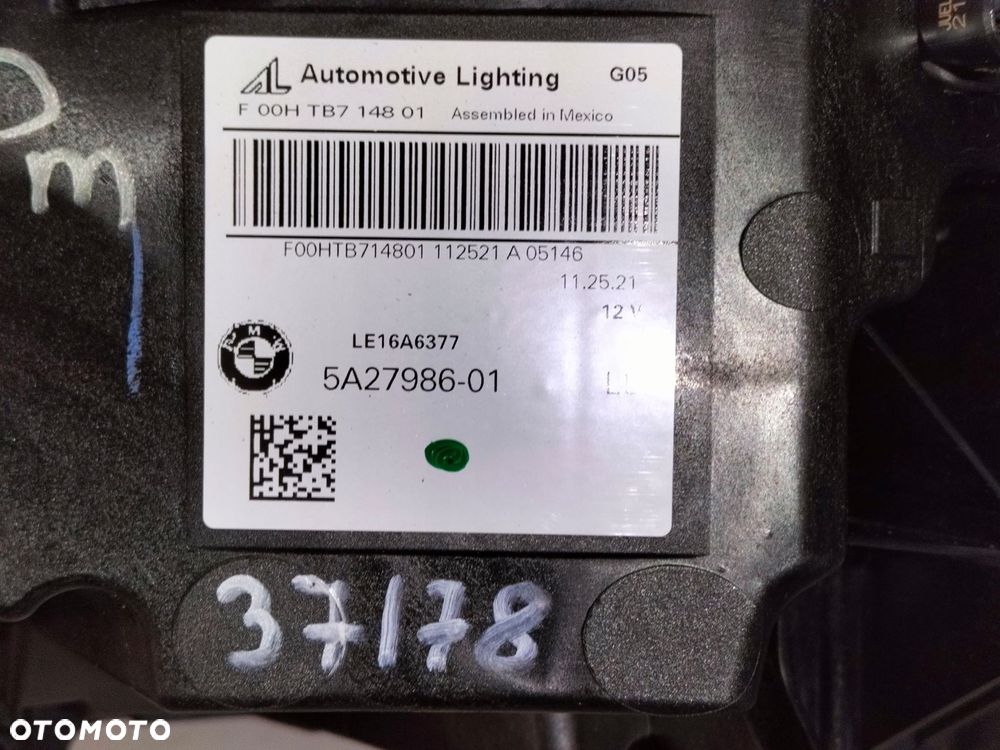 lampa przednia reflektor prawa bmw x5 g05 x6 g06 18- full led - 8