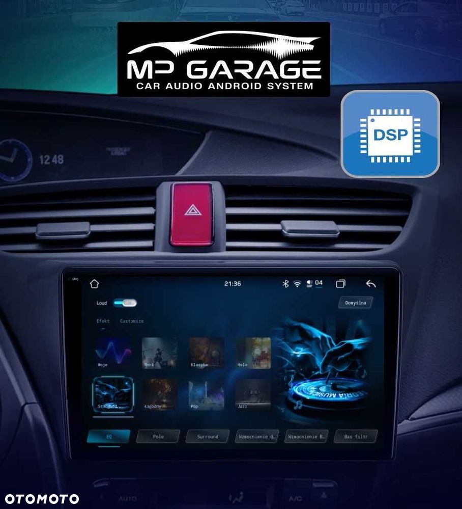 HONDA CIVIC 9 FK FB Nawigacja Android_14 Apple CarPlay/AA Qled Montaż - 5