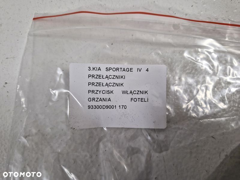 kia sportage 4 iv przełączniki przyciski włącznik grzania foteli 93300d9001 - 9