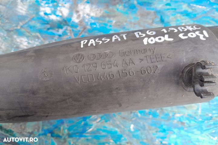 Furtun intercooler 1K0129654AA 1.9 BKC (Diesel) 1K0129654AA Volkswage - 3