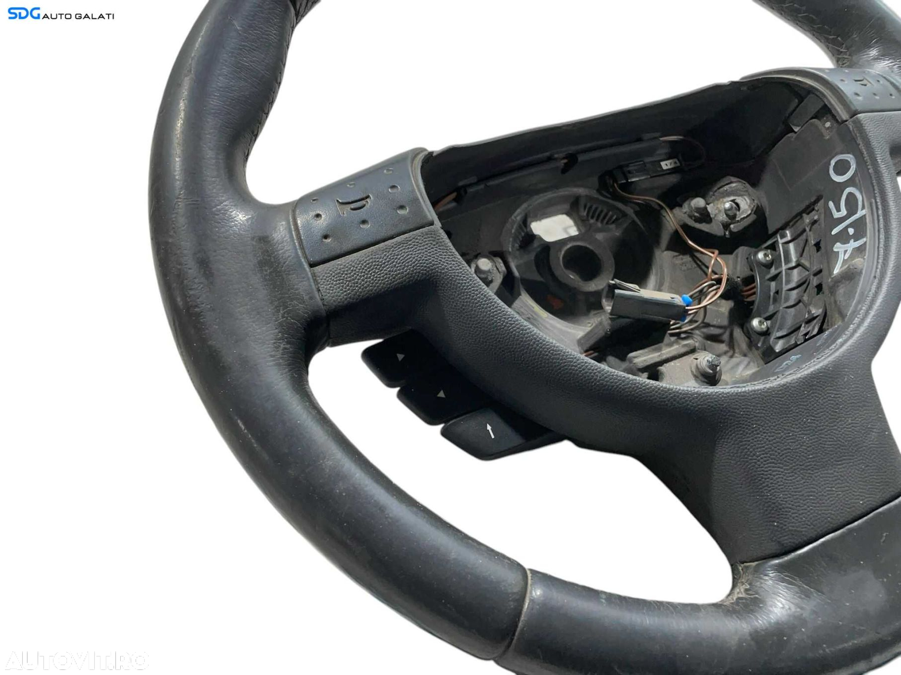 Volan 3 Spite Piele cu Comenzi Opel Corsa C 2000 - 2006 [LR0479] - 3