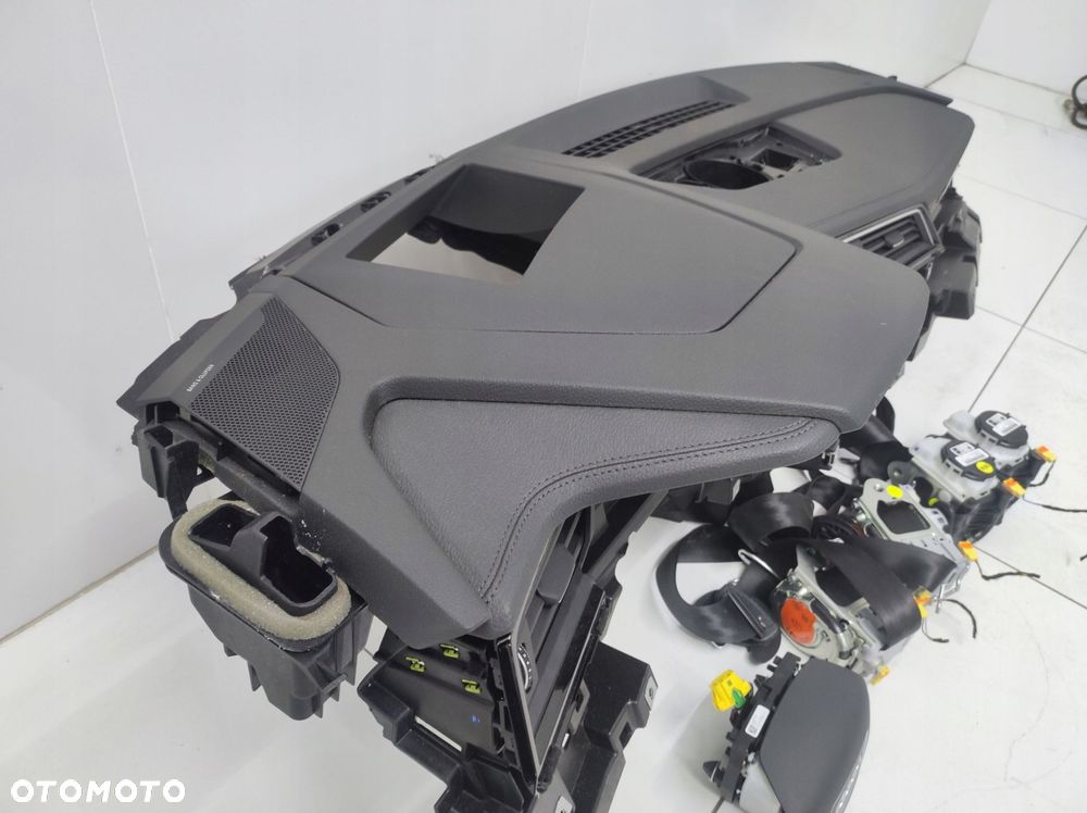 deska konsola poduszki pasy audi q8 etron head up orginał - 5