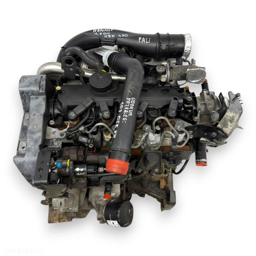 SILNIK K9K430 Nissan Qashqai 1.5 DCI 110KM K9KD430 diesel palący 107 058km - 4