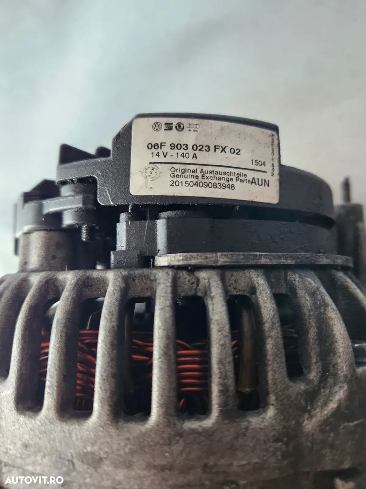 Alternator Audi A3 8P A4 B7 2.0 Tdi Cod 06FFX Factura Si Garantie - 6