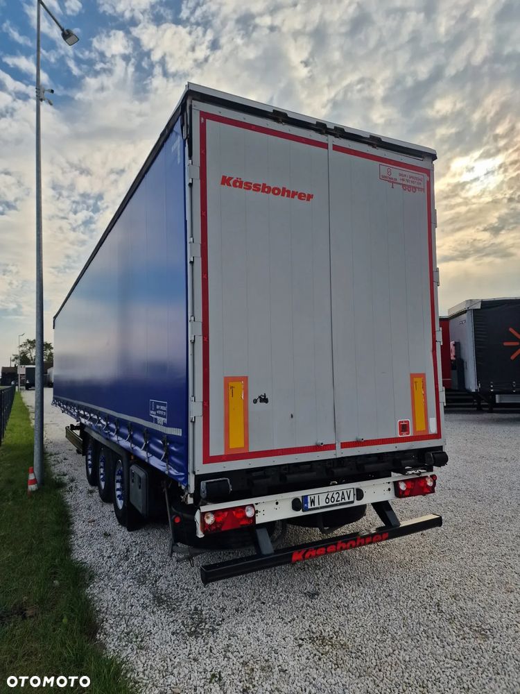 Kassbohrer Naczepa PÓŁMEGA - SAF - OŚ PODNOSZONA - RAMA ORYGINAŁ - NOWE PLANDEKI - 5