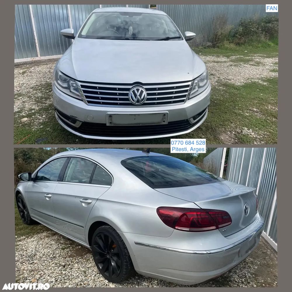 Piese Volkswagen VW Passat CC Bluemotion 2013 facelift 2.0tdi 140cp argintiu cod culoare 8E/A7W bixenon - 1